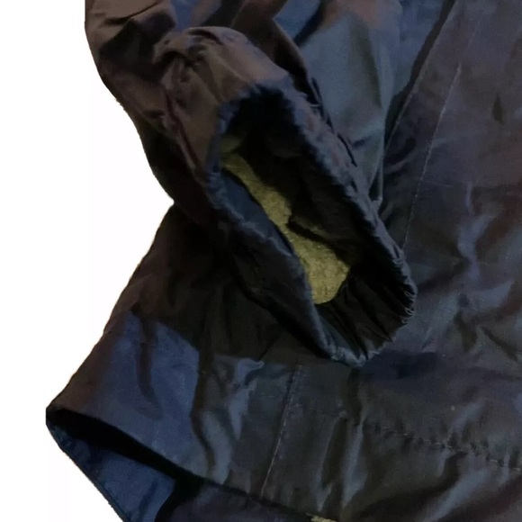 L.L. Bean Kids Blue Full Zip Lined Hooded Jacket Size 6x-7 - Picture 3 of 14